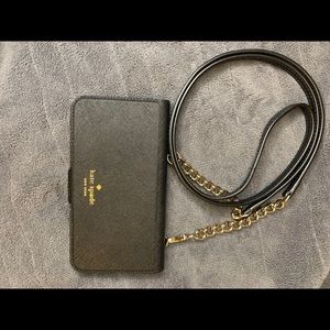 Kate Spade Black Folio iPhone X/XS Case
